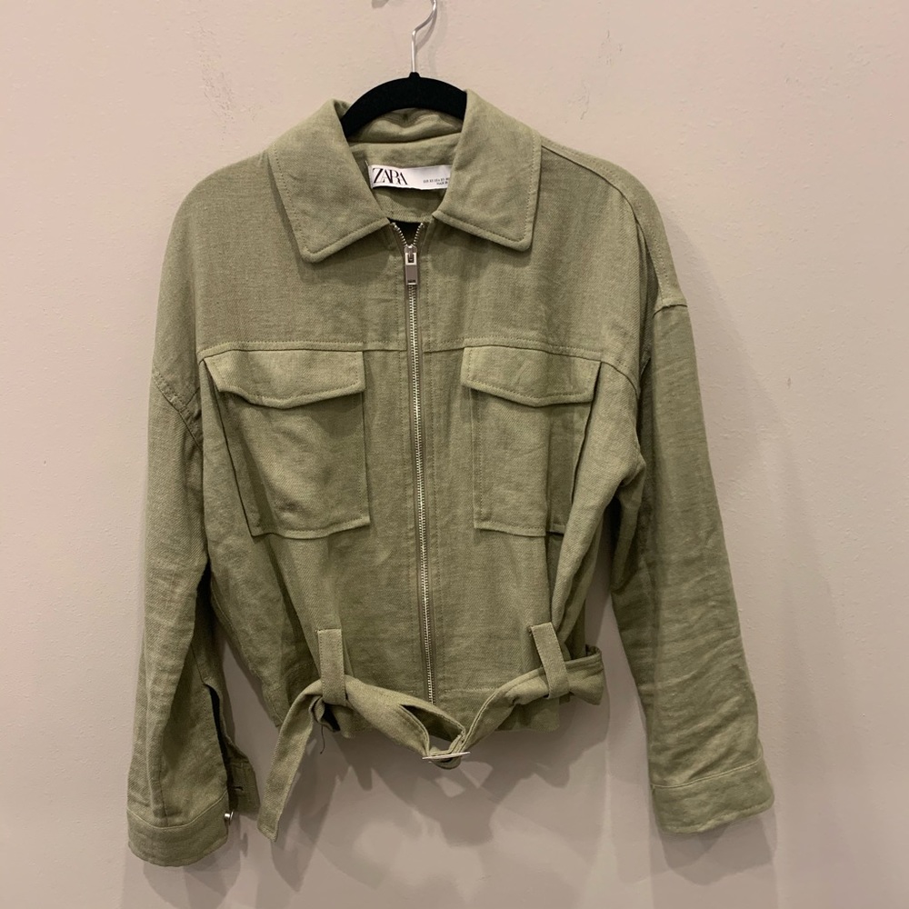 Zara linen blend jacket
